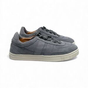 Brand New! Italian Made, AGL‎ Blue Grey Suede Lace-Up Sneakers